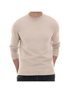 Men's Crewneck Sweater Soft Casual Sweaters for Men Classic Pullover Sweaters XL